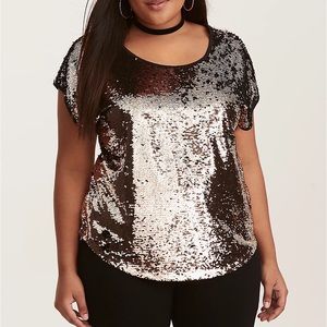 All over sequin top - Torrid 4
